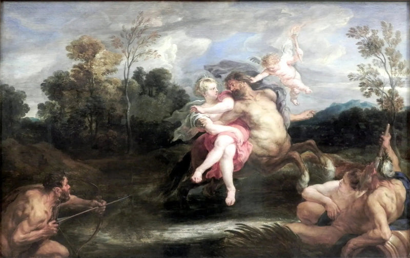 Porwanie Dejaniry przez centaura Nessa - Peter Paul Rubens