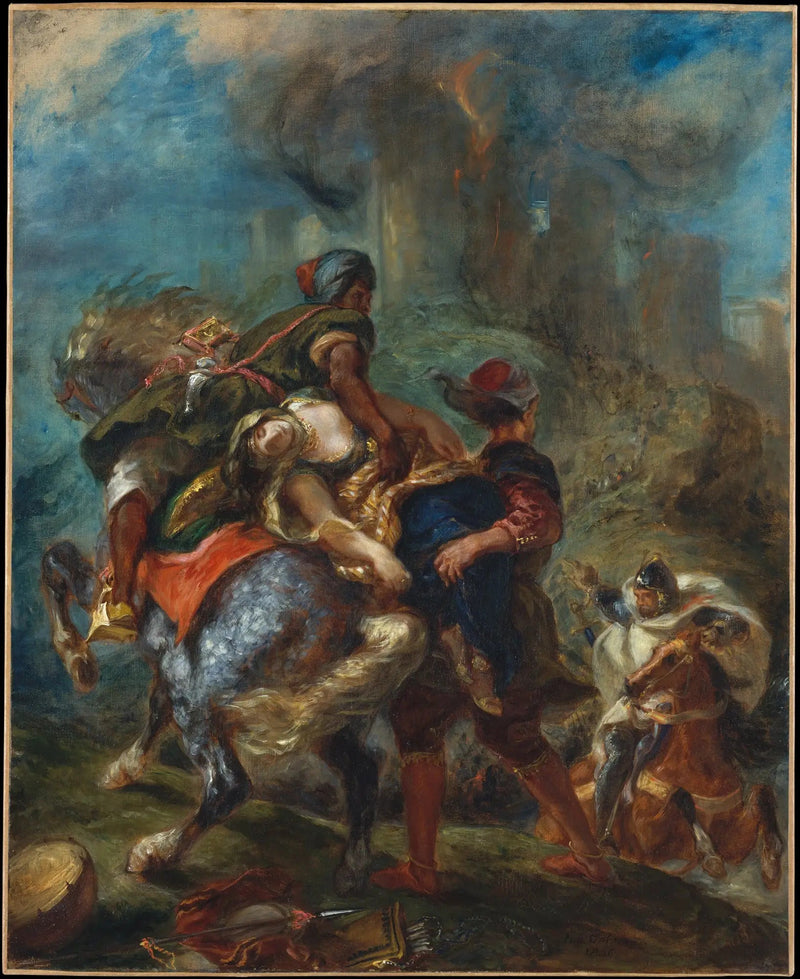 Porwanie Rebeki - Eugène Delacroix