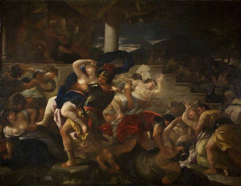 Porwanie Sabinek - Luca Giordano