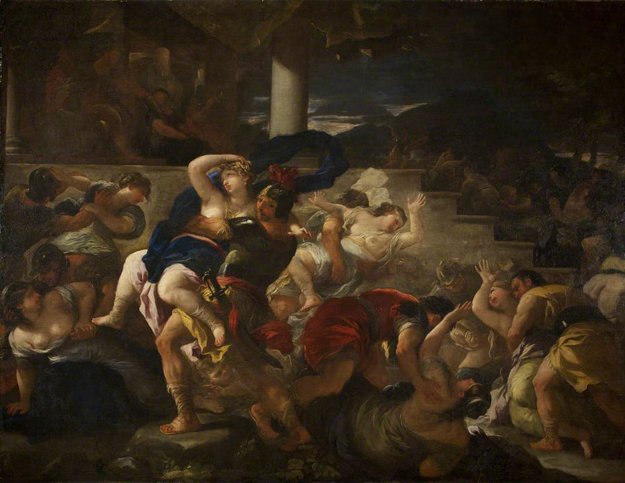 Porwanie Sabinek - Luca Giordano