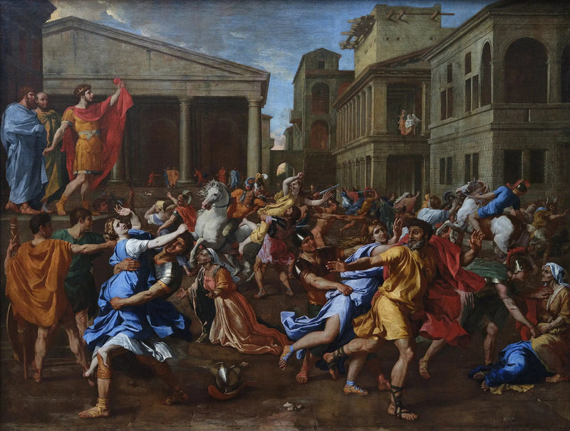 Porwanie Sabinek - Nicolas Poussin