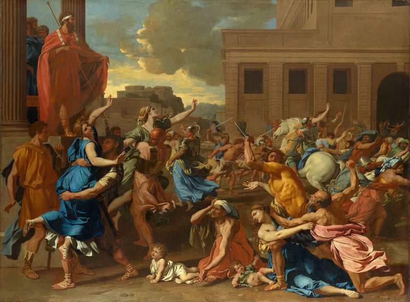 Porwanie Sabinek - Nicolas Poussin
