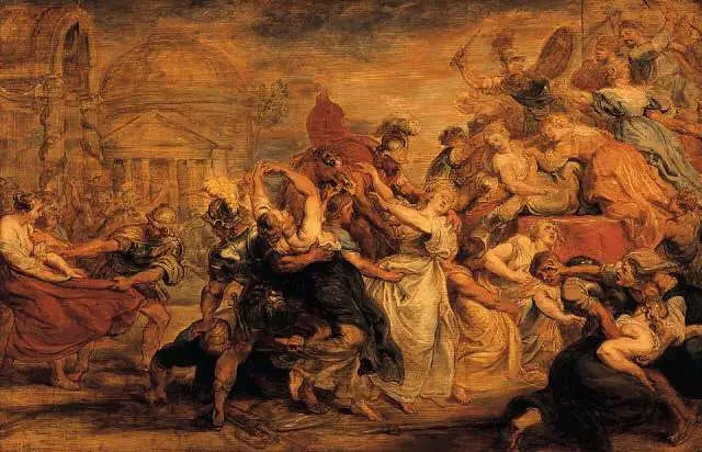 Porwanie Sabinek - Peter Paul Rubens