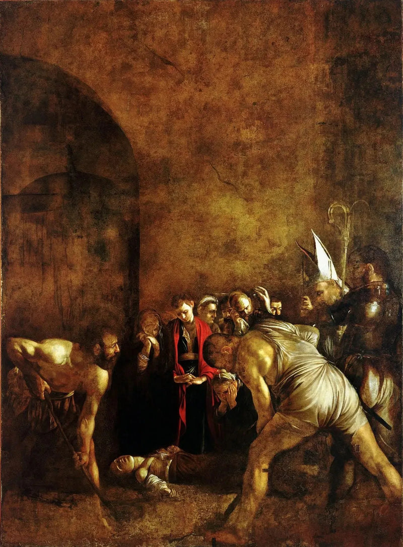 Pogrzeb świętej Łucji - Caravaggio