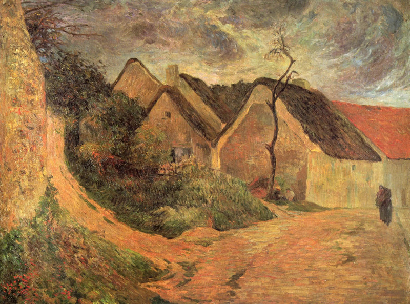 Wejście do Osny w burzowej pogodzie - Paul Gauguin