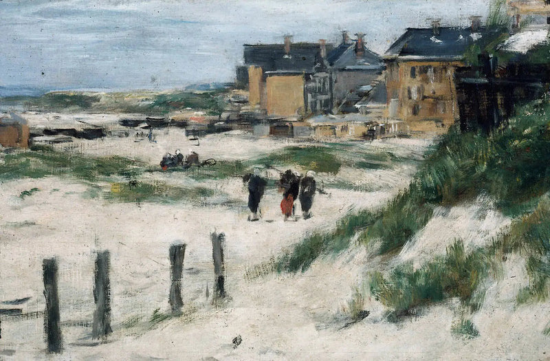 Wejście do Berck - Eugène Boudin