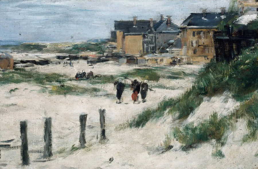 Wejście do Berck - Eugène Boudin