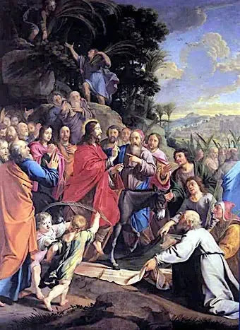 Wjazd Chrystusa do Jerozolimy - Philippe de Champaigne