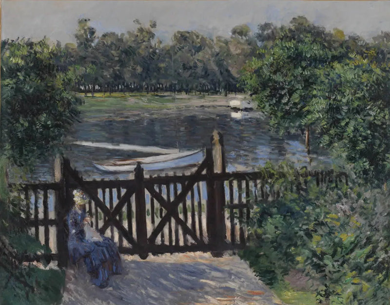 Wejście do ogrodu, Petit-Gennevilliers - Gustave Caillebotte