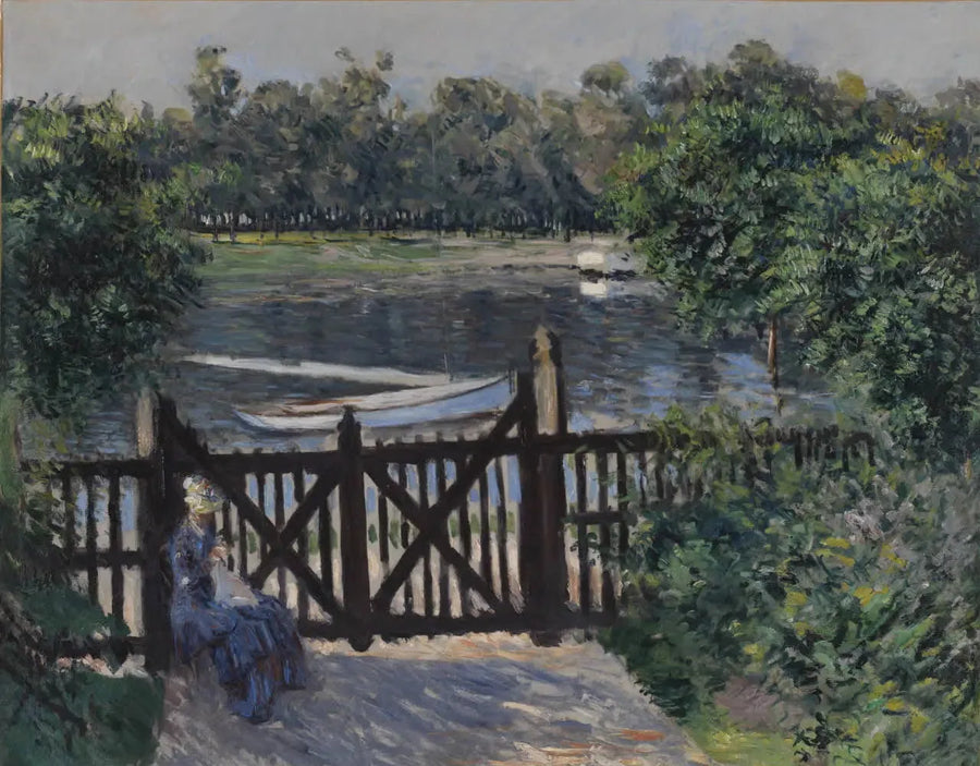 Wejście do ogrodu, Petit-Gennevilliers - Gustave Caillebotte