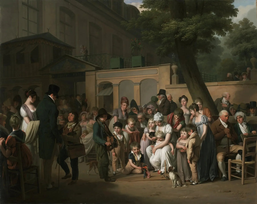 Wejście do tureckiego ogrodu - Louis-Léopold Boilly