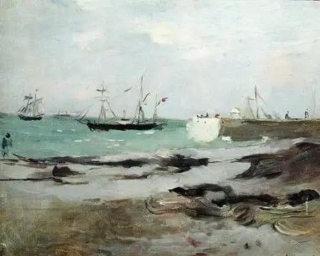 Wejście do portu - Berthe Morisot