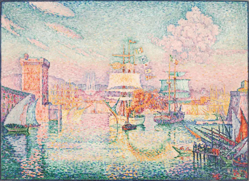 Wejście do portu w Marsylii - Paul Signac