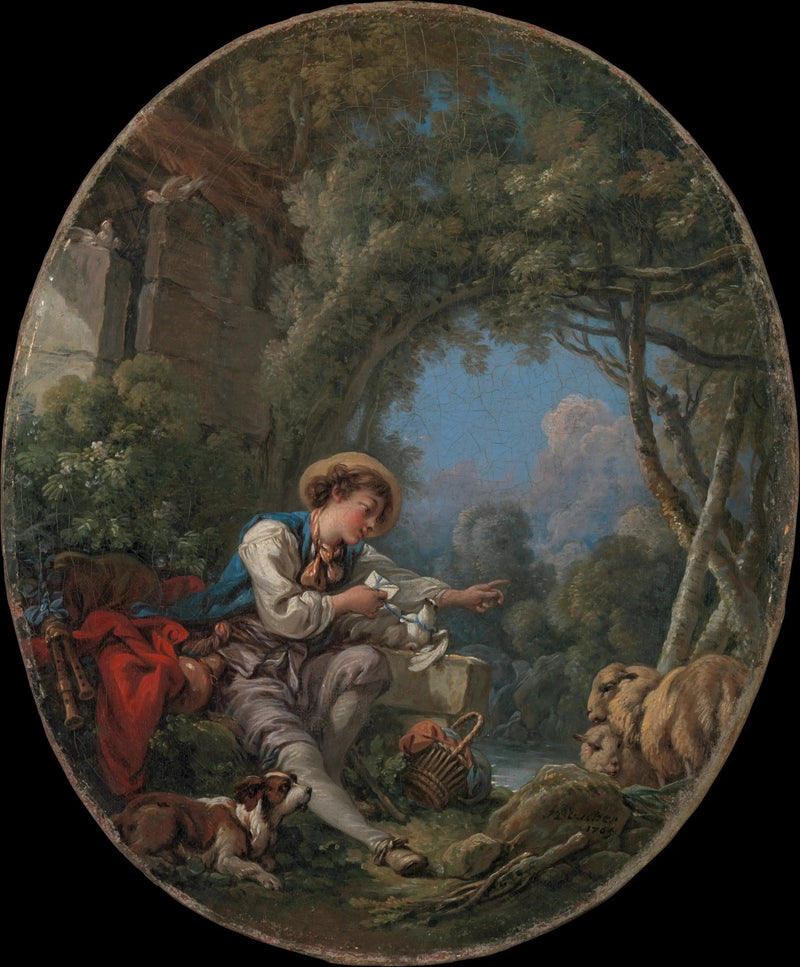 Wysłanie posła - François Boucher