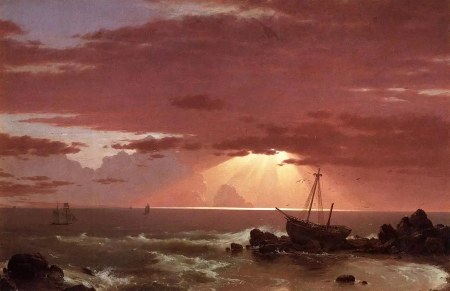 Wrak - Frederic Edwin Church