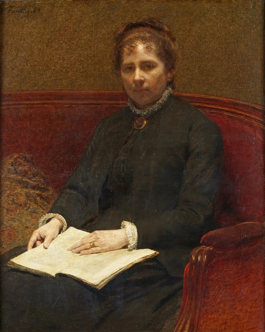Żona artysty - Henri Fantin-Latour