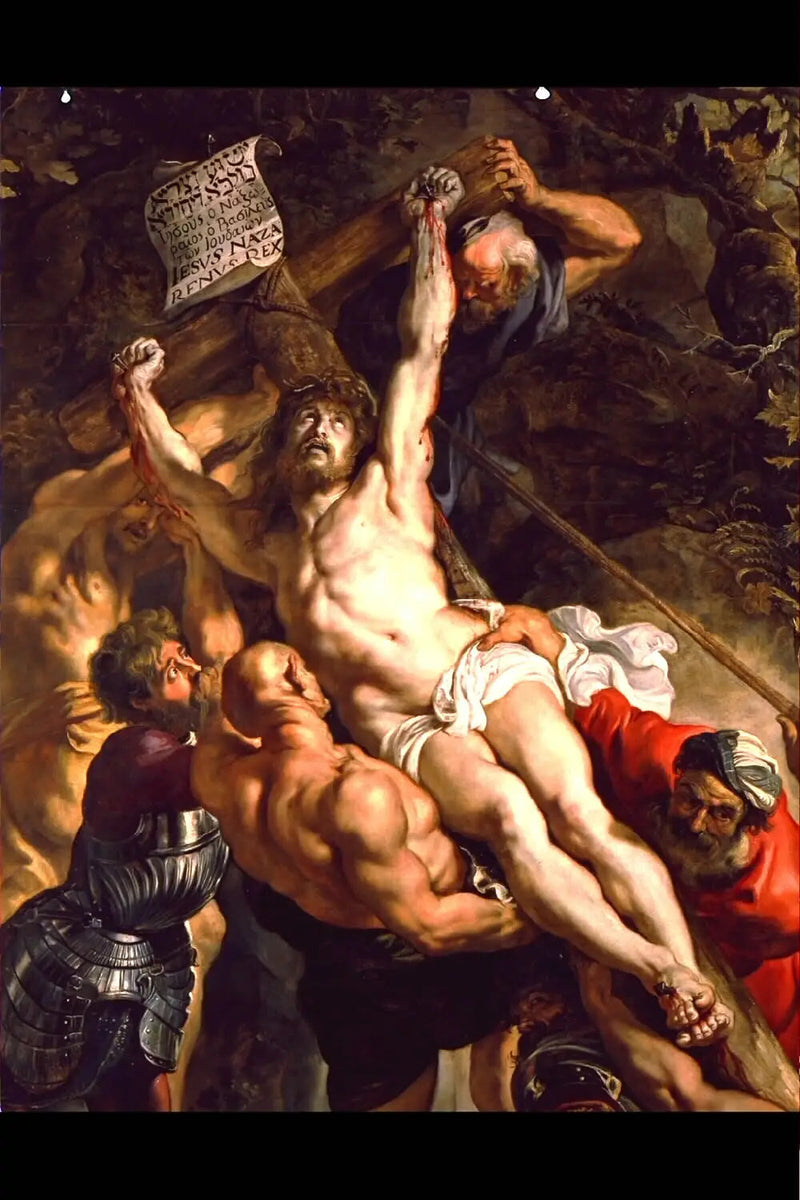 Wzniesienie krzyża - Peter Paul Rubens