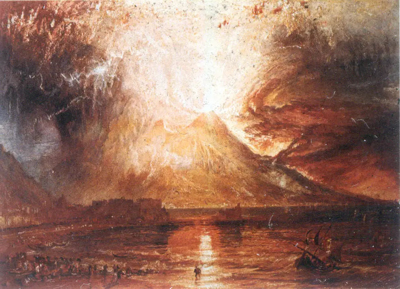 Erujcja Wezuwiusza - J. M. W. Turner