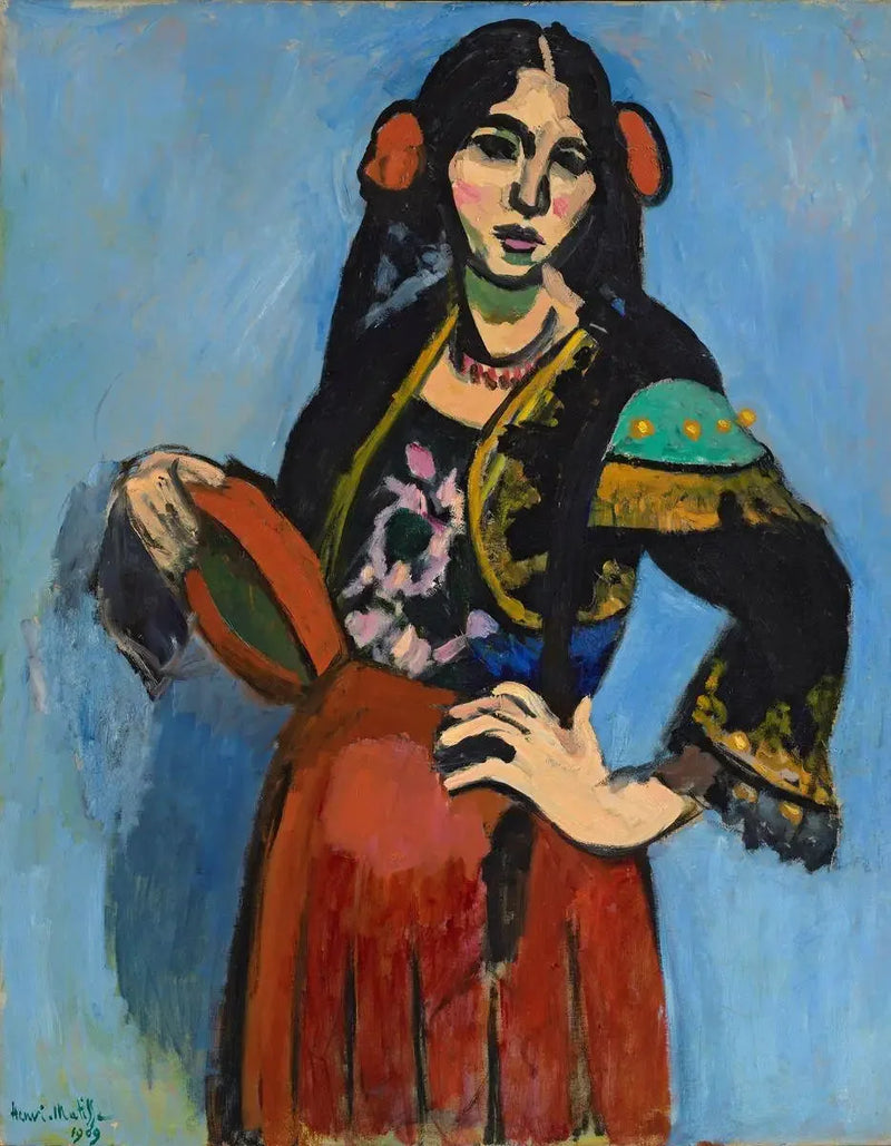 Hiszpanka z tamburynem - Henri Matisse