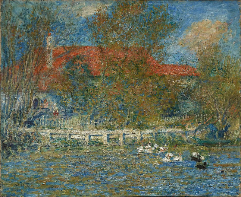 Staw z kaczkami - Pierre-Auguste Renoir