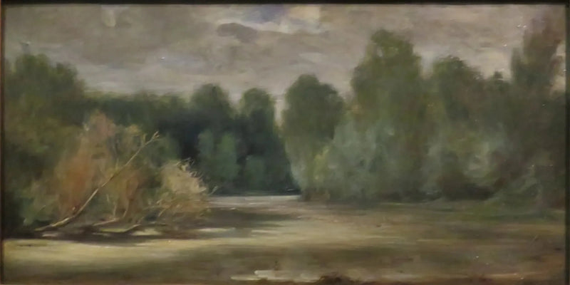 Staw, w pobliżu Louroux - Eugène Delacroix