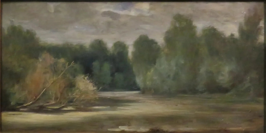 Staw, w pobliżu Louroux - Eugène Delacroix