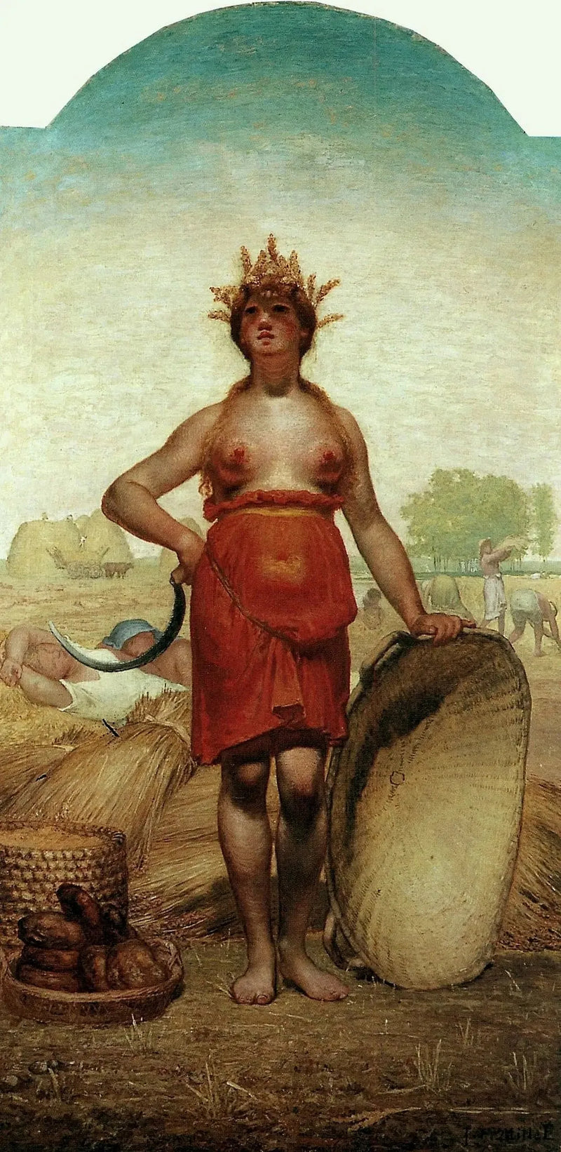 Lato lub Ceres - Jean-François Millet