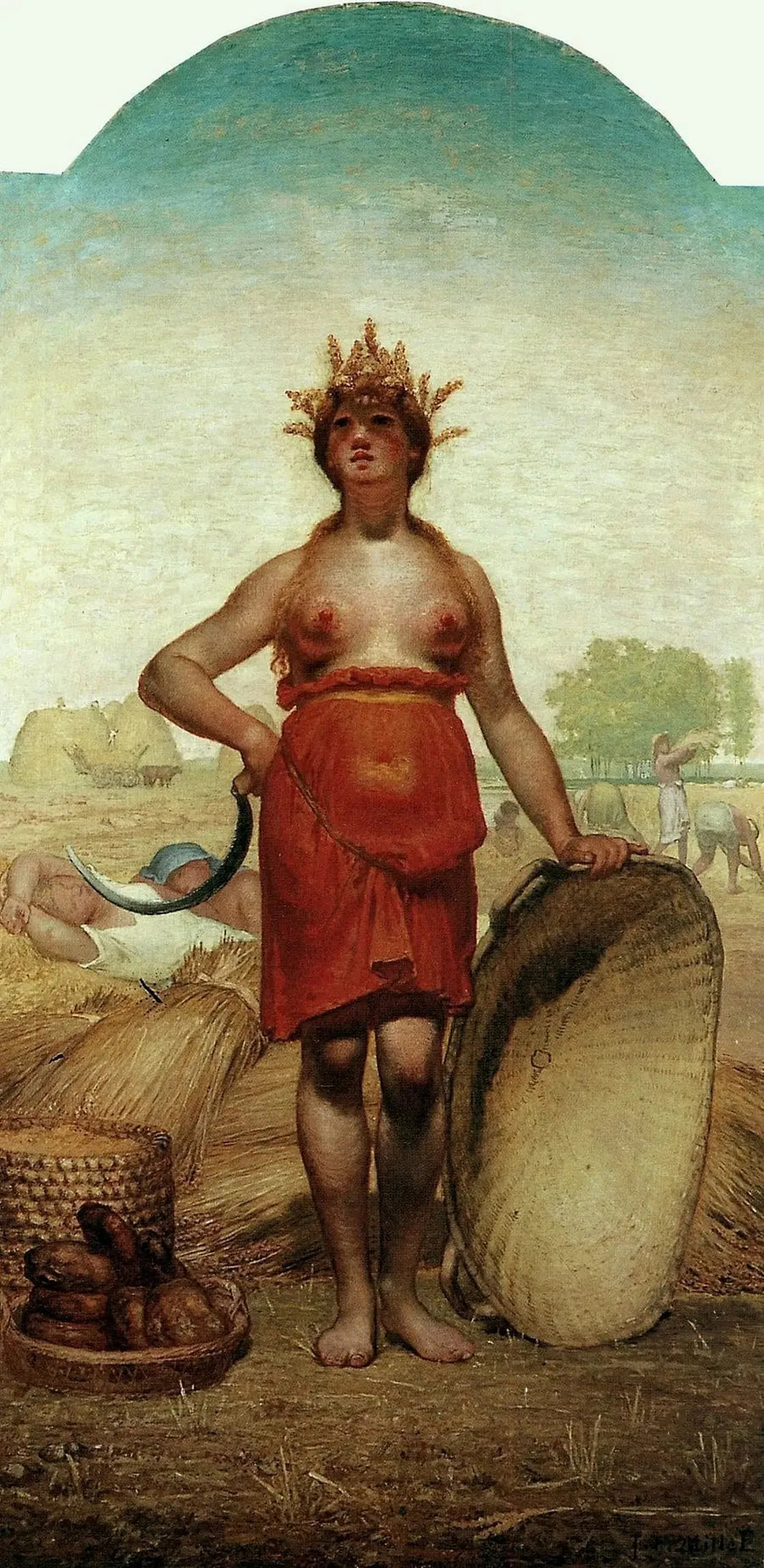 Lato lub Ceres - Jean-François Millet