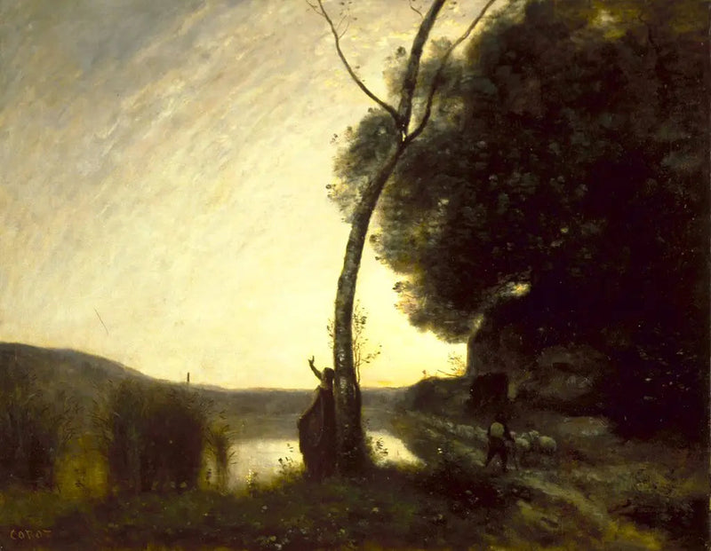 Gwiazda Pasterza - Jean-Baptiste Camille Corot