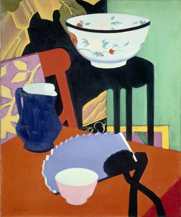 Niebieski wachlarz - Francis Cadell