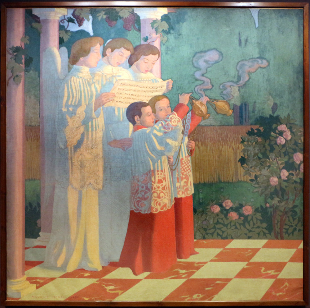 L'exaltation de la sainte Croix et la glorification du sacrifice de la messe - Maurice Denis image 1 reproduction réalisée par Alpha Reproduction