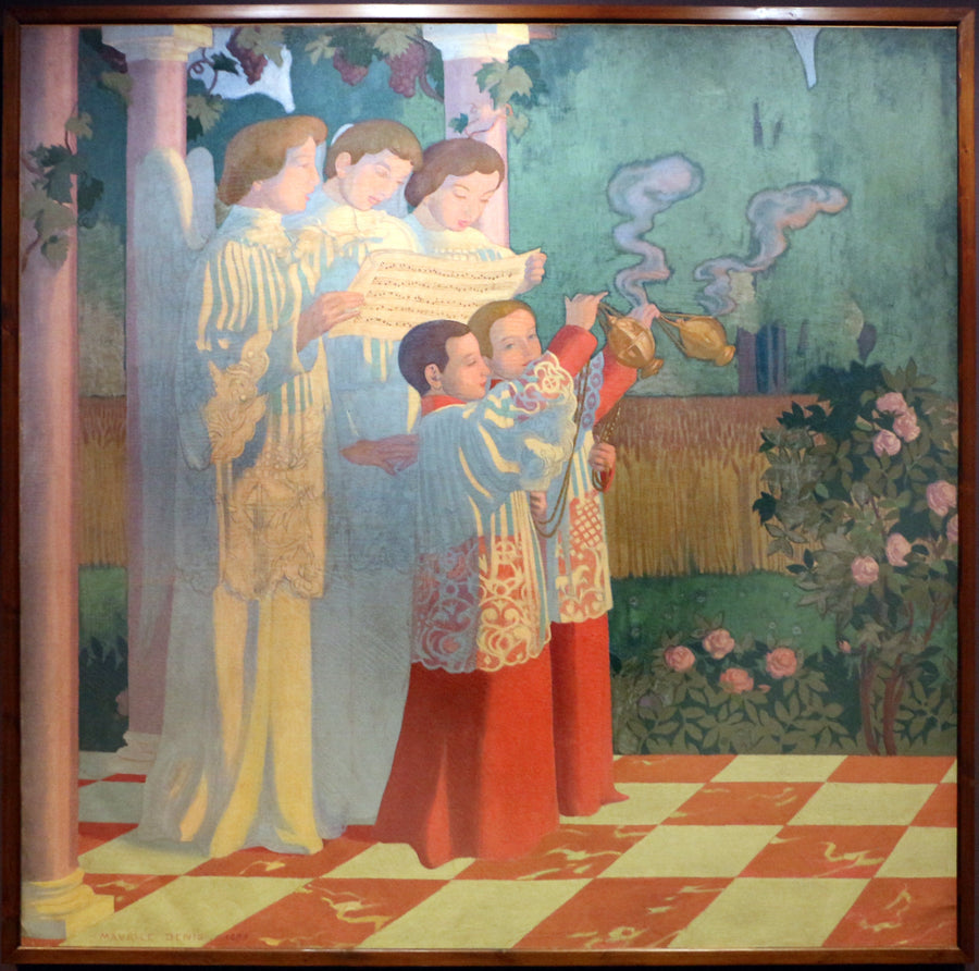 Wzniosłość Świętego Krzyża i uwielbienie ofiary mszy - Maurice Denis