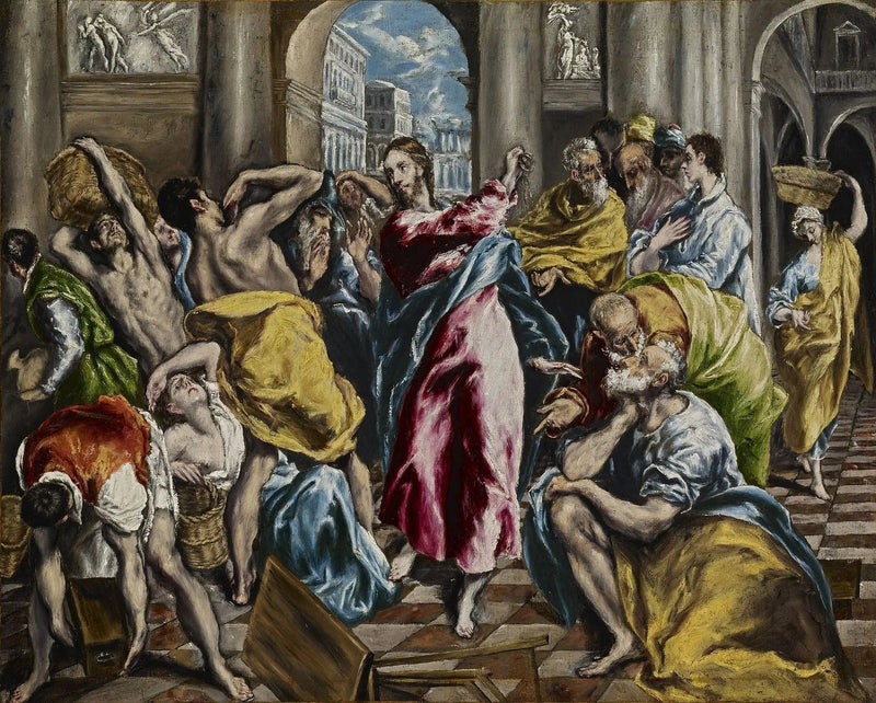 Wypędzenie kupców ze świątyni - El Greco
