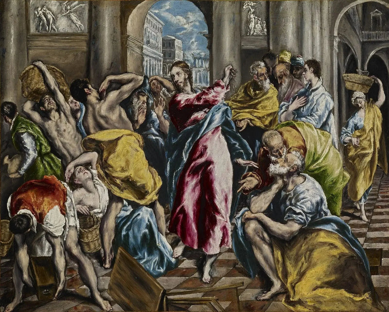 Wypędzenie kupców ze świątyni - El Greco