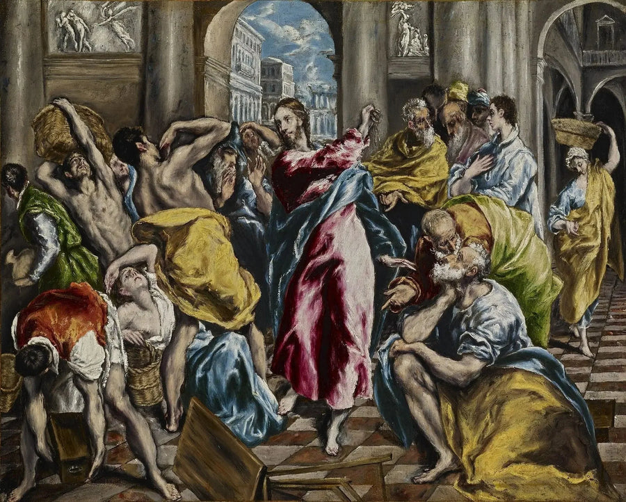 Wypędzenie kupców ze świątyni - El Greco