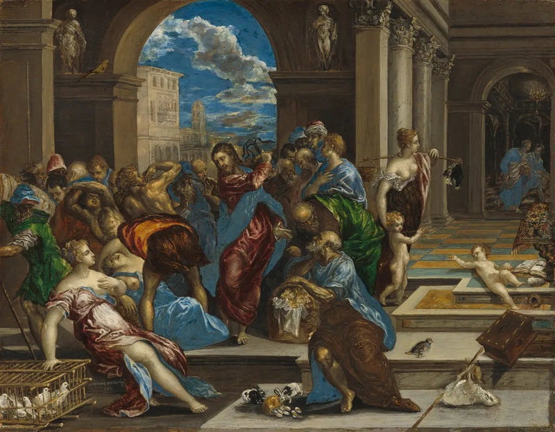 Wypędzenie kupców ze świątyni - El Greco