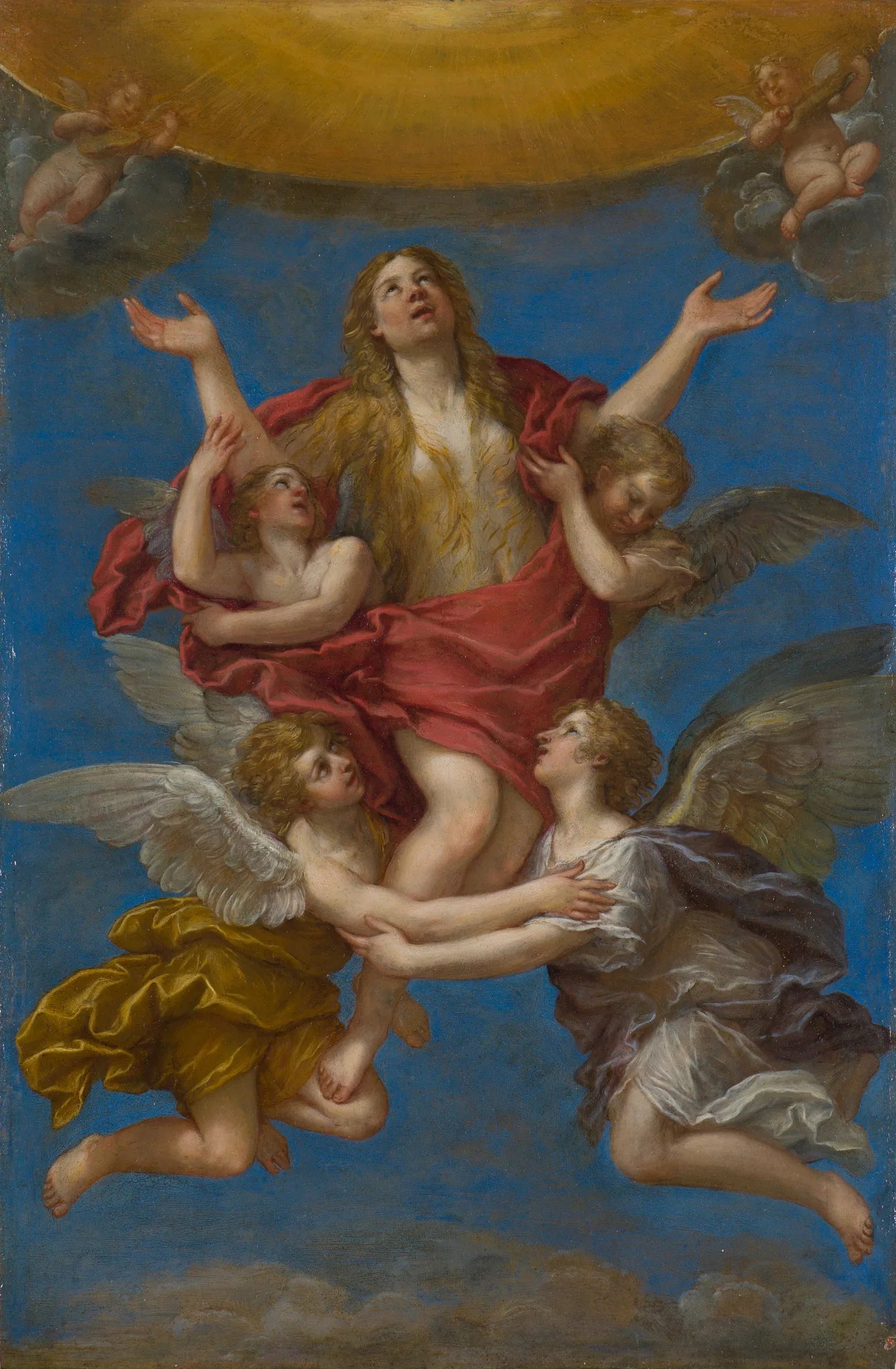 L'extase de Marie-Madeleine - Francesco Albani image 1 reproduction de peinture à l’huile