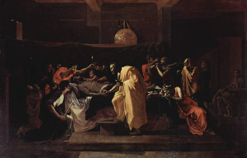 Ostatnia Namaszczenie - Nicolas Poussin