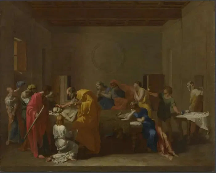 Ostatnia Namaszczenie - Nicolas Poussin