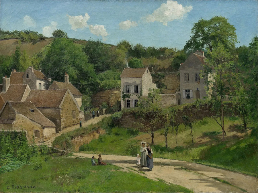 Hermitage w Pontoise, Wzgórza Hermitage, Pontoise - Camille Pissarro