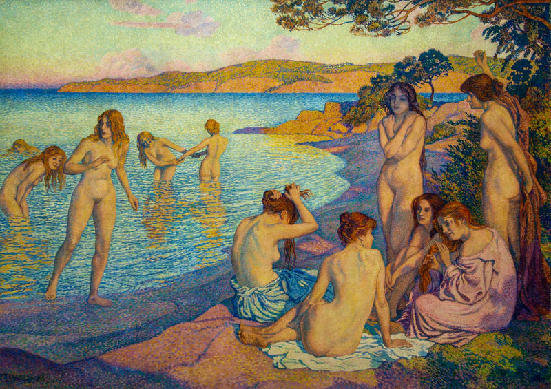 Godzina objęta pocałunkiem - Théodore van Rysselberghe