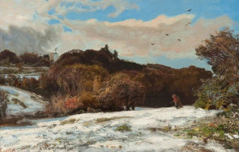 Zima w Ornans - Gustave Courbet