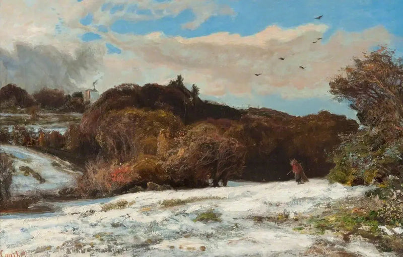Zima w Ornans - Gustave Courbet