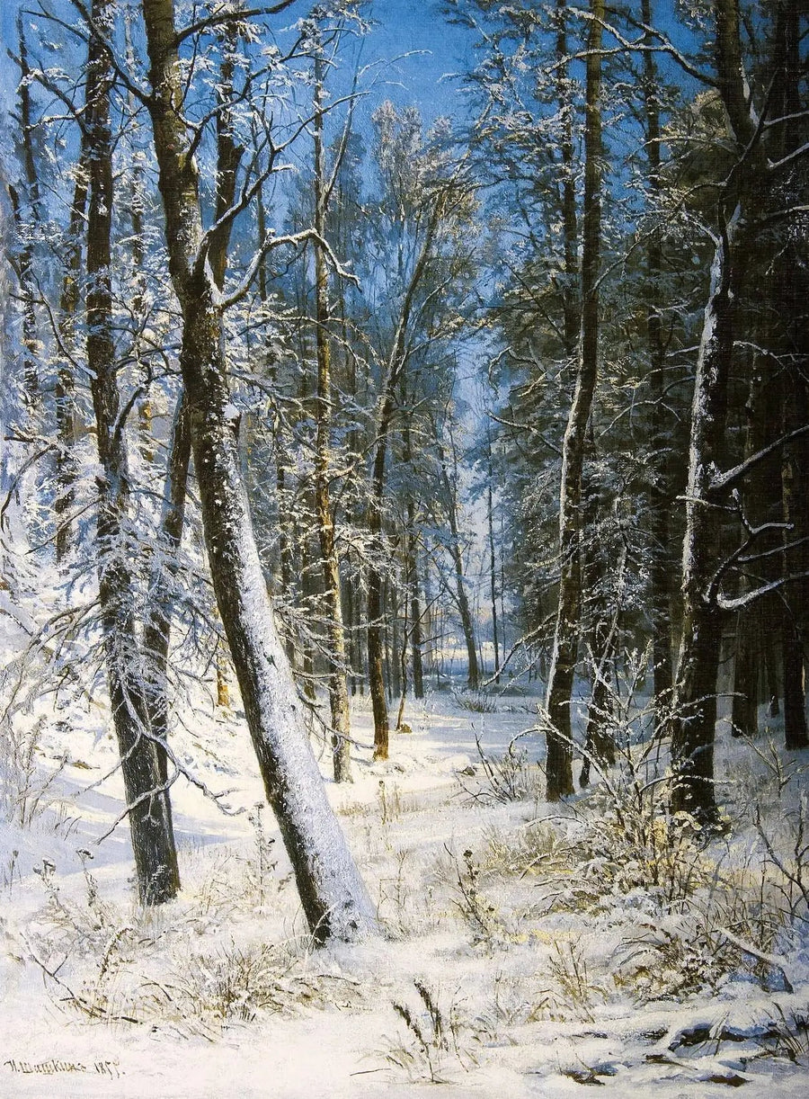 Zima w lesie (Żel) - Ivan Chichkine