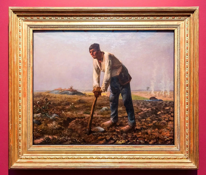 Mężczyzna z motyką - Jean-François Millet