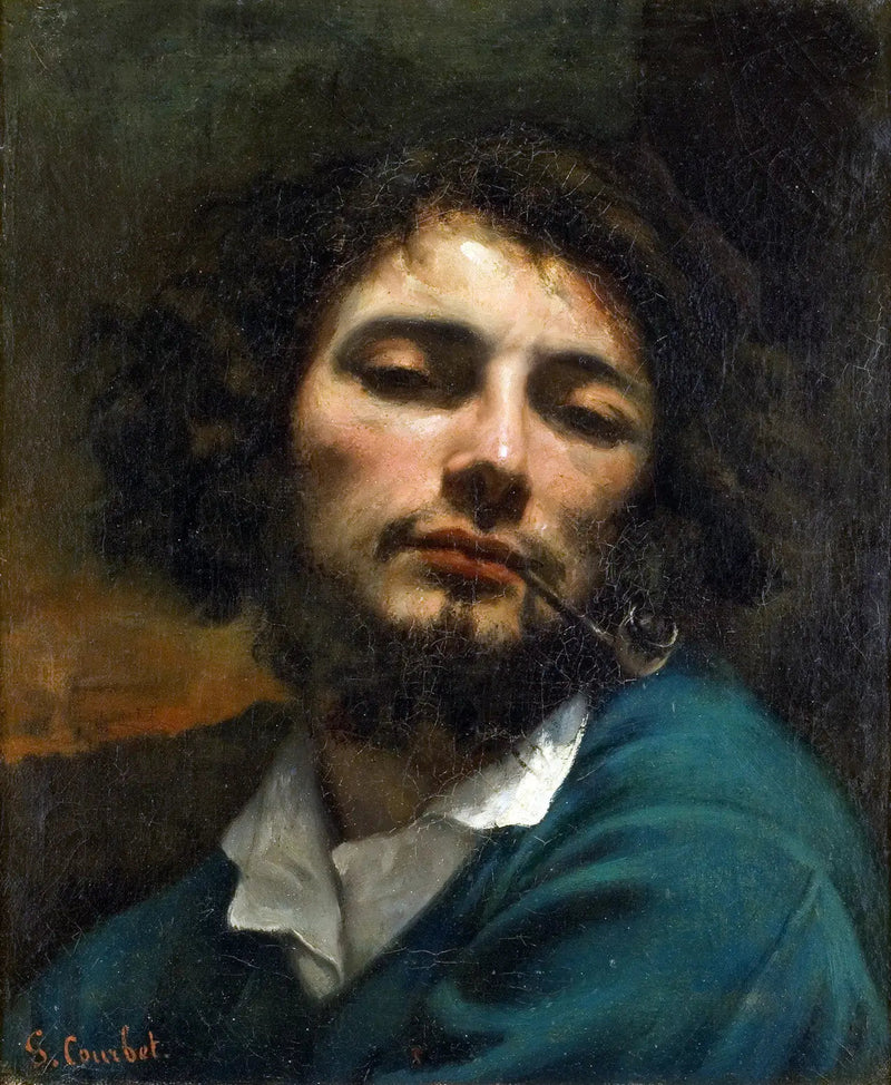 Mężczyzna z fajką - Gustave Courbet
