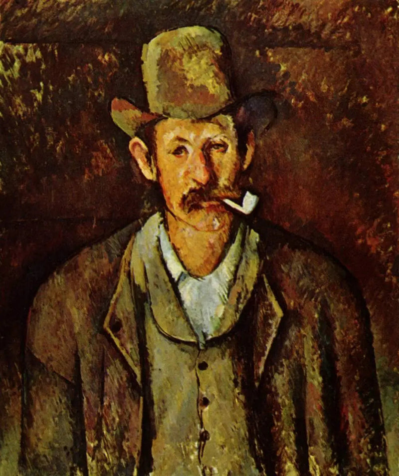 Mężczyzna z fajką - Paul Cézanne