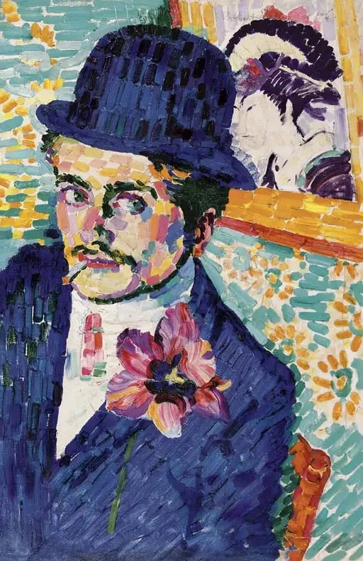 Człowiek z tulipanem - Robert Delaunay