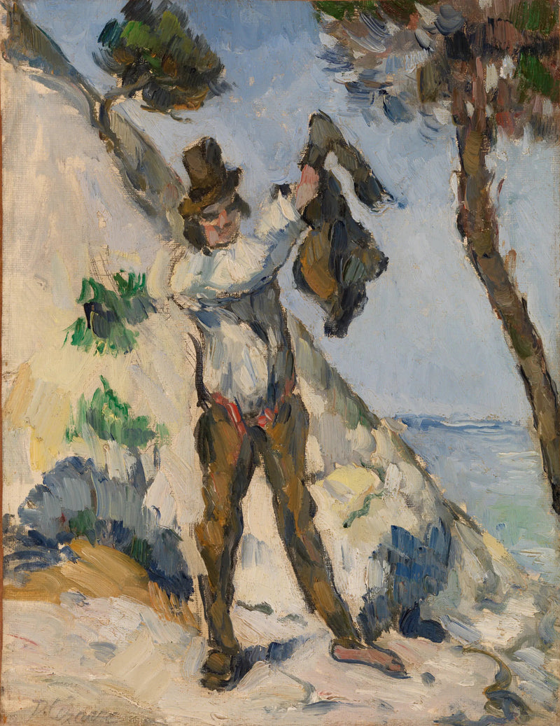 Mężczyzna w marynarce - Paul Cézanne