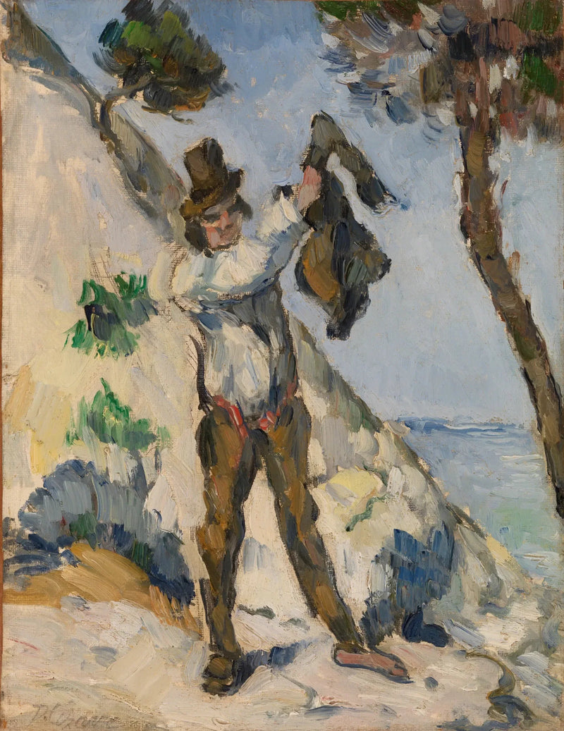 Mężczyzna w marynarce - Paul Cézanne